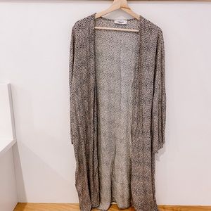 Carly Jean Los Angeles CJLA amber leopard kimono